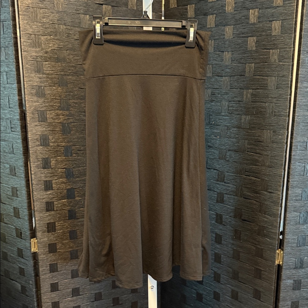 LuLaRoe Azure Classic Black A-Line Skirt